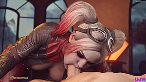 Game characters drop to knees for sloppy blowjobs in this SFM compilation that keeps going strong