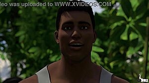 Curvy Wife Rides Husband's Huge Cock in Jungle Vacation Interracial Bliss