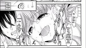 This bonus doujinshi game delivers hot lesbian action in spanish