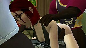 Redhead's curvy body overwhelmed by interracial gangbang double penetration bukkake creampie from huge bbc monsters