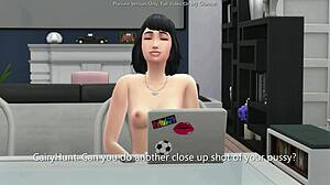 Horny Vlogger Strips Nude For Live Cowgirl Creampie Fuck Fest