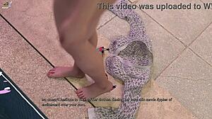 wanna join this rich redhead's big tits skinny dipping jerk off at taboo university?