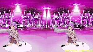 Towa's Hypnotic VR180 MMD Dance Sways Seductively in 3D Hololive Hentai