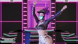 akali kda performs erotic mmd hwasa dance in league of legends hentai