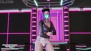 akali kda performs erotic mmd hwasa dance in league of legends hentai