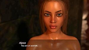 busty redhead deepthroats my fat cock as blonde stepsis fingers her wet pussy in lust city