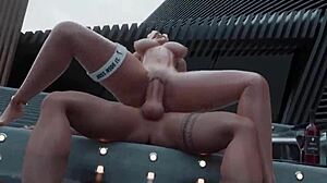 Overwatch Mercy Angels Thick Bouncing Boobs Cowgirl Ride Monster Cock