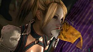 I crave sucking that villain queen's massive cock like harley does