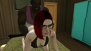 hey redhead slut you love that bbc doggystyle pounding your fat tits don't you?