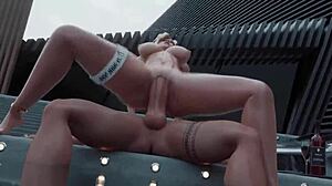 Overwatch Mercy Angels Thick Bouncing Boobs Cowgirl Ride Monster Cock