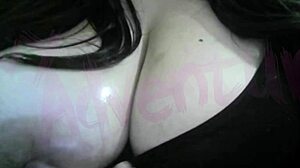 as a hotwife otaku i watch hentai and tease my huge natural nerd tits