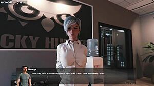 beautiful lady's huge tits hide giant demon secrets in sexy outfit