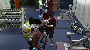 milf and redhead take double anal bukkake creampie gangbang huge cocks