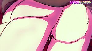 lewdfroggo milf big tits big ass deepthroat blowjob doggystyle monster cock facial cum hentai animation