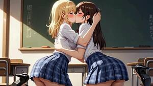 Anime Lesbian: Exotic XXX Heat