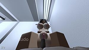 roblox e-girl's big ass takes monster bbc in the lab, you watching?