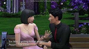 Jill Valentine Rides Cock Passionately Valentine's Day Sims 4