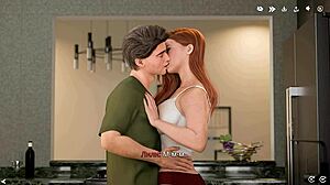 giant queen with huge tits and monster cock gives epic blowjob in freshwomen game episode 4 russian voice