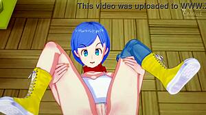 bulma takes hardcore missionary pussy pounding creampie pov dragon ball style