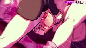 lewdfroggo milf big tits big ass deepthroat blowjob doggystyle monster cock facial cum hentai animation