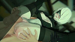 3D hentai android bound by logic virus takes double penetration in 4k 60fps animation