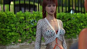 wanna join this rich redhead's big tits skinny dipping jerk off at taboo university?