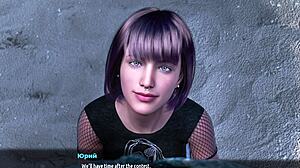 beach milf redhead slut takes rough doggystyle cum on face from monster cock