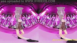 Towa's Hypnotic VR180 MMD Dance Sways Seductively in 3D Hololive Hentai