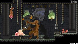 Busty heroine wanders mythical dungeon taking anal bukkake gangbang creampie squirt