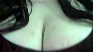 as a hotwife otaku i watch hentai and tease my huge natural nerd tits