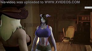 world of warcraft sperm road gangbang with huge tits squirting elves