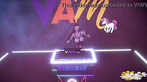 i love this cyber girl's massive booty shaking during big cock creampie deepthroat