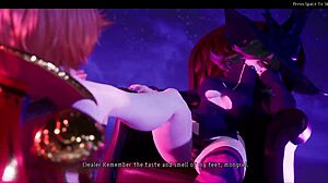 that resident evil big ass witch dominates knight pussy pounding in 3d hentai