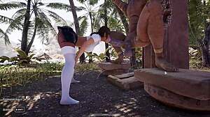 😏 Laras tight virgin pussy turns slutty after monster cock stretches her wide!