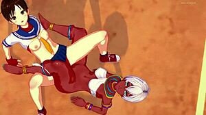 sakura haruno grinds elena in street lesbian tribbing sexfight pov roleplay