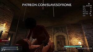 i surrender fully to rome's dominating slave mastery