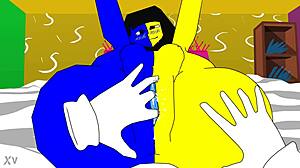 Ena flashes tits fingers pussy to squirting orgasm in submissive masturbation