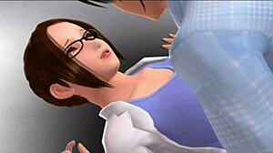 Sexy Doctor Reika Rides Patient Cock Doggystyle