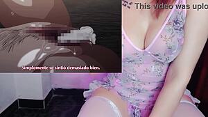 Cute Big-Tits Sissy Fucked Creampie in Lingerie by Pervert