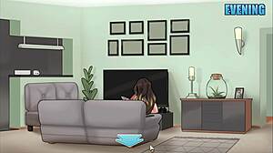 hot stepmom handjobs drain balls dry house chores 2