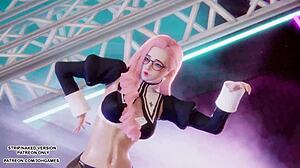 seraphine dances sexy kpop in league of legends hentai mmd uncensored