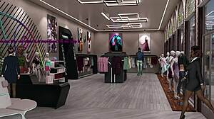 Cliair Rides Massive Dildo To Explosive Orgasm In Change Room!