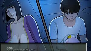 i can't resist stepmom hinata hyuga's milf handjob in konoha part 13