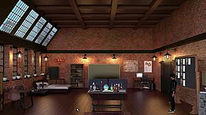 Cliair Rides Massive Dildo To Explosive Orgasm In Change Room!