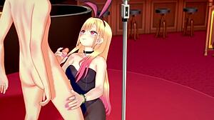 Marin Bunny Suit Hentai Rampage!