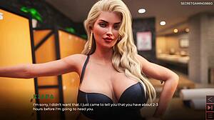 imagine vacationing with my huge boobs stepmom and her busty blonde friend