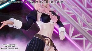 seraphine dances sexy kpop in league of legends hentai mmd uncensored