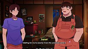 My curvy milf stepmom strips naked, her huge tits and fat ass begging for hentai action.