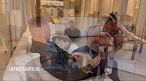 i'm shakin my big fat ass as maid to get boss's huge cock deep inside me now