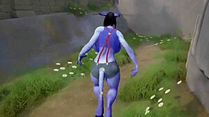 A Tauren's Huge Penis Penetrates Draenei Girl's Tight Ass In Hentai Game Animation